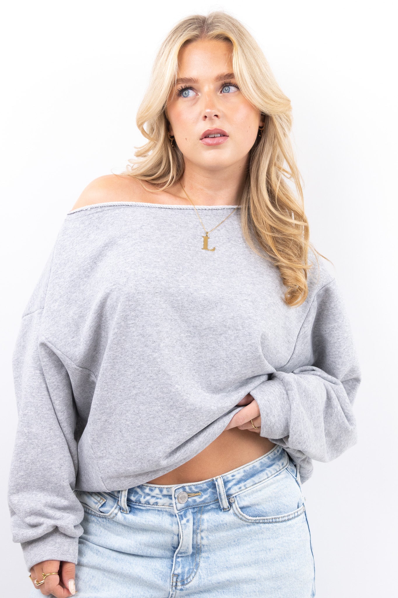 Casual Off Shoulder Sweater