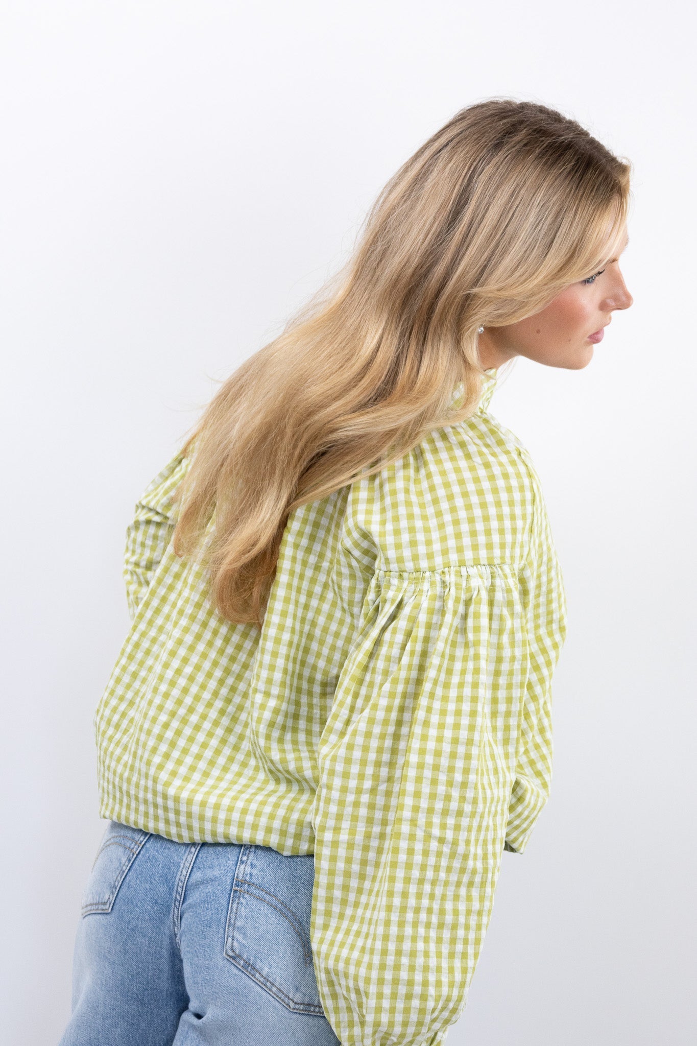 Gingham blouse
